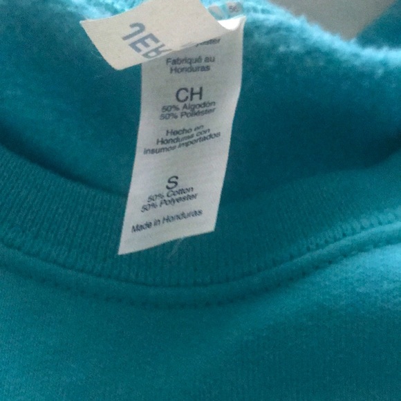 Fort Walton Beach teal crew neck sweatshirt - Picture 2 of 3